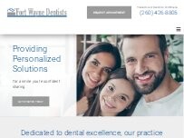 Website Screenshot Fort Wayne Dentists