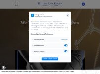 Website Screenshot Rollins Law Group