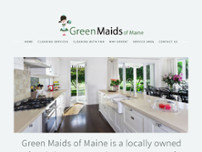 Screenshot for http://www.mainegreenmaids.com