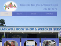 Blackwell's Body Shop & Wrecker Service Inc website screenshot