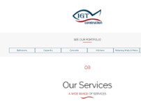 IGT Construction LLC website screenshot