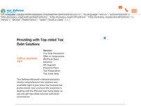 Tax Defense Network - Closed website screenshot