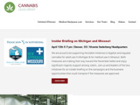 Cannabis Legal Group website screenshot