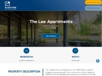 Website Screenshot Lee Apartments