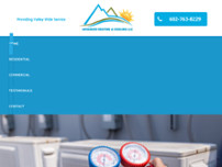 Advanced Heating & Cooling, LLC website screenshot