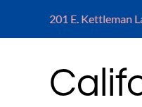 Website Screenshot California Glass