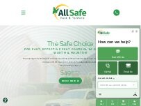 Website Screenshot All-Safe Pest & Termite