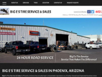 Big E's Tire Service & Sales website screenshot