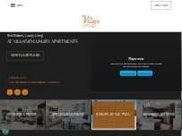 Website Screenshot Villagio Luxury Apartments