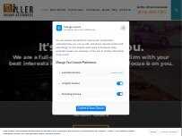 Website Screenshot Miller Injury Attorneys