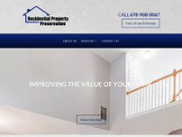 Residential Property Preservation website screenshot