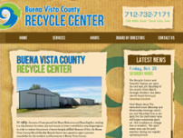 Buena Vista County Solid Waste & Recycle Center website screenshot