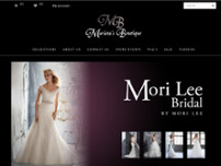 Marieta's Formal Wear website screenshot