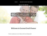 Coconut Creek Finance website screenshot
