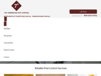 Terminator Pest Control Services website screenshot