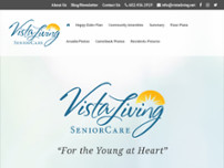 Vista Living website screenshot