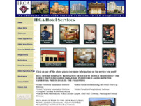 IRCA Hotel Services website screenshot