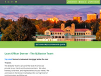 The RJ Baxter Team - Denver Loan Officer website screenshot