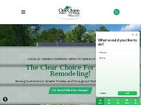 Website Screenshot Clear Choice Exteriors