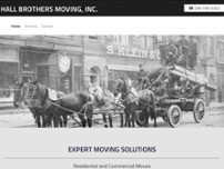 Hall Brothers Moving website screenshot