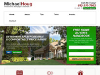 Michael Houg website screenshot