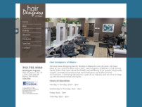 Hair Designers website screenshot