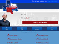 Southern Bail Bonds Dallas website screenshot