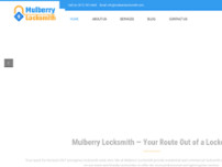 Mulberry Locksmith website screenshot