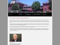 Website Screenshot John H. Maville Law Offices
