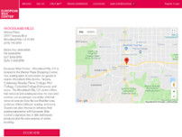 European Wax Center Woodland Hills website screenshot