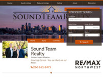 SoundTeamRealty website screenshot