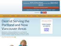 Sleep Dentistry of Portland website screenshot