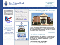 First National Bank Of Blanchester website screenshot