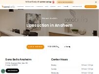 Website Screenshot Sono Bello Anaheim
