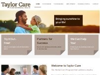 Website Screenshot Taylor Care Adult Behavioral Health at Berlin