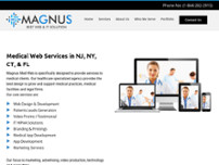 Magnus Med Web website screenshot
