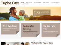 Taylor Care Adult Behavioral Health at Tuckerton website screenshot