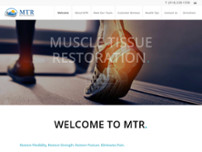 Muscle Tissue Restoration (MTR) website screenshot