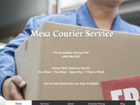 Screenshot for http://www.mesacourierservice.com/