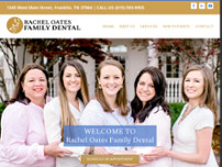 Rachel Oates Family Dental: Rachel Oates, DDS website screenshot