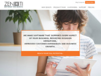 Zenoti website screenshot