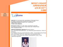 West Coast Appraiser website screenshot