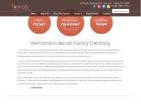 Website Screenshot Barats Family Dentistry
