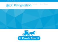 JC Refrigeration website screenshot