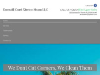 Emerald Coast Xtreme Steam, LLC website screenshot