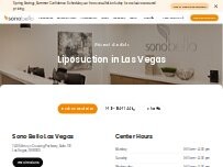 Website Screenshot Sono Bello Las Vegas