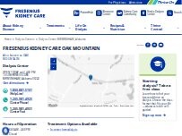 Website Screenshot FRESENIUS KIDNEY CARE OAK MOUNTAIN