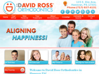 Screenshot for http://davidrossorthodontics.com/