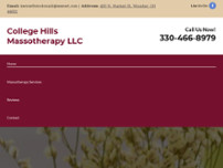 Screenshot for https://www.collegehillsmassotherapy.com/