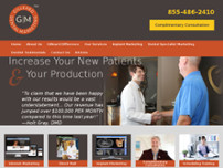 Gilleard Dental Marketing website screenshot